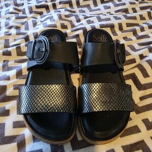 Sofft Black Kids Sandals